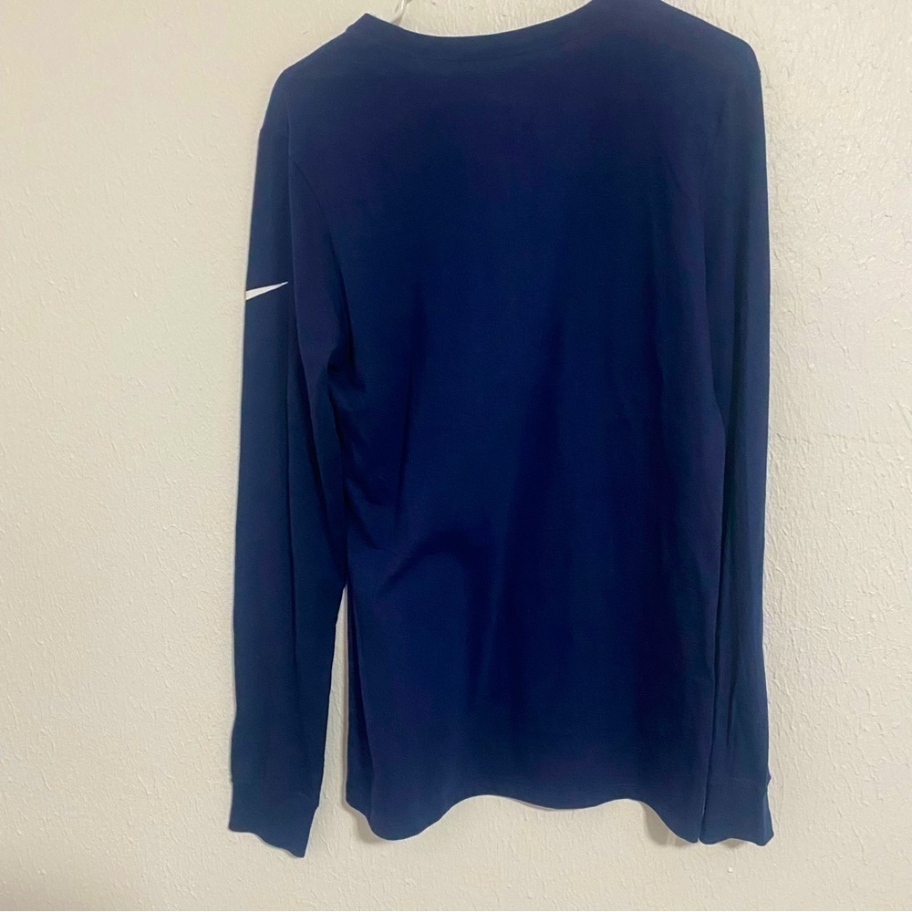 Nike Just Do It Long Sleeve T-shirt Top Small Navy - Picture 3 of 4